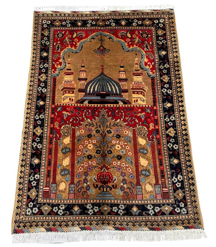 handmade prayer mat rug