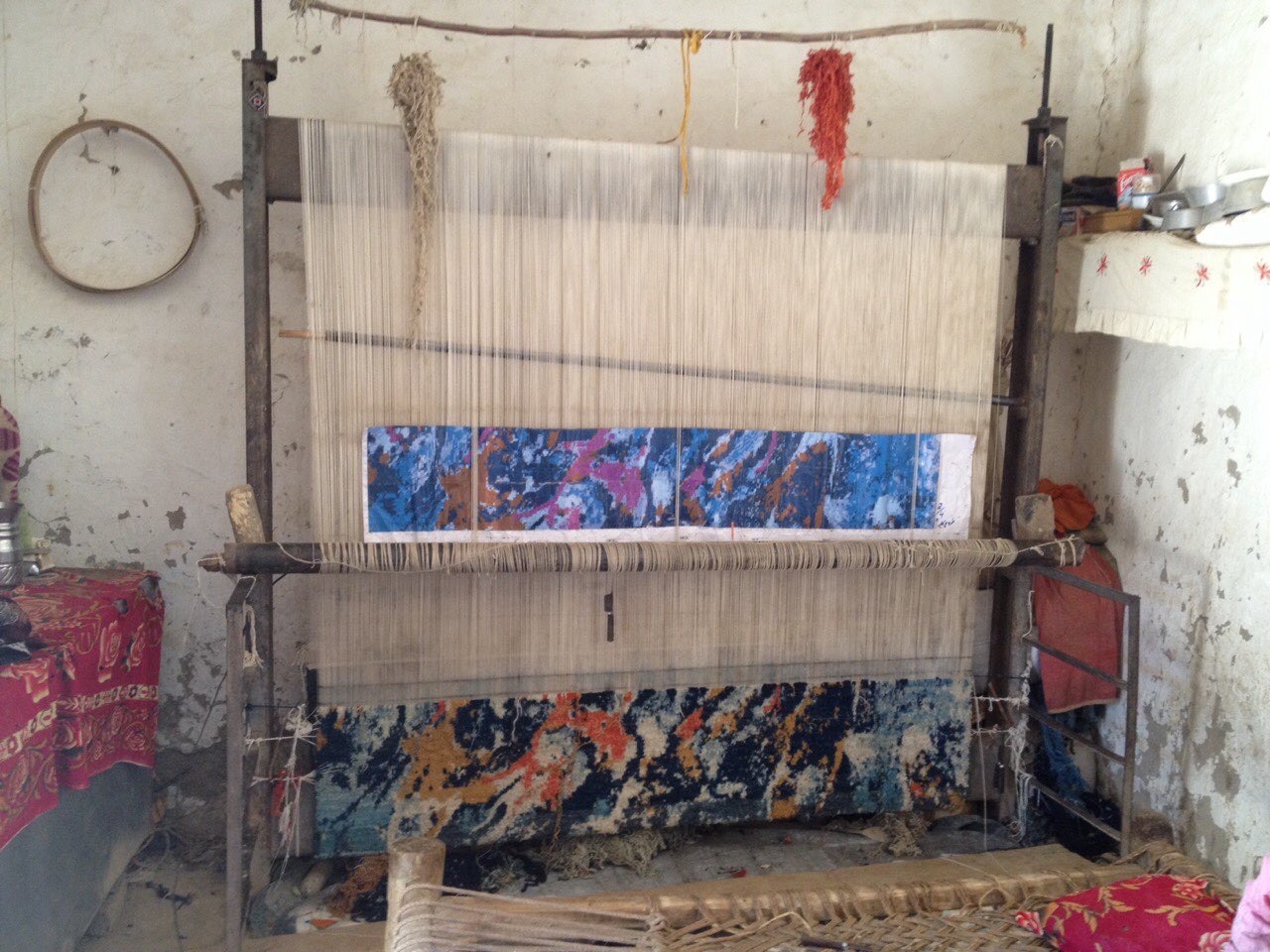 Machine made Floral Carpet