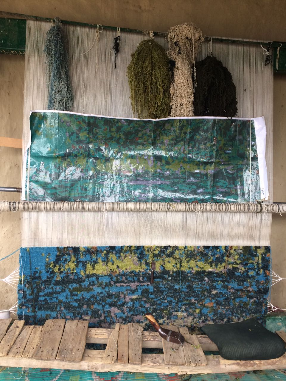 Machine made Floral Carpet