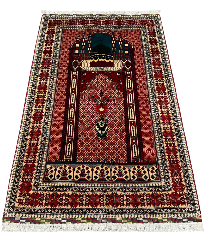 handmade prayer mat rug